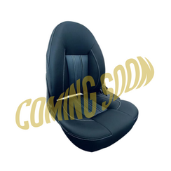 Folding High Back Pro Boat Seat Black/Charcoal