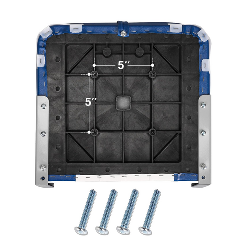 TM Niedrige Bootssitzlehne, weiß/marineblau