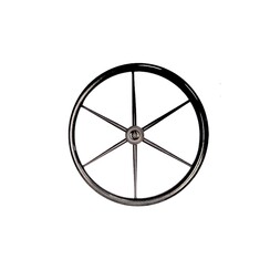 Steering wheel T5CF/Ghost carbon look black spokes 50cm