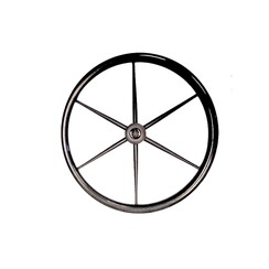 Steering wheel T5CF/Ghost carbon look black spokes 60cm