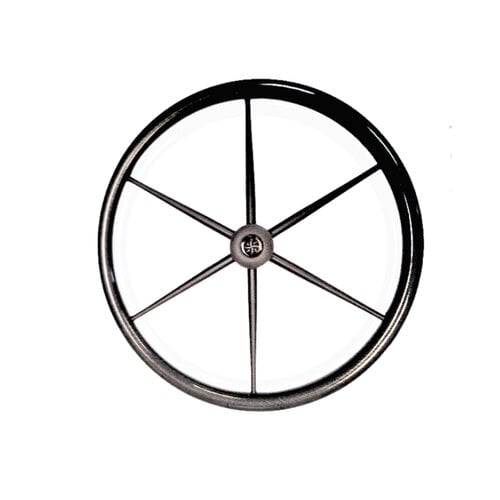 Savoretti Lenkrad T5CF/Ghost – Carbon-Optik – Schwarze Speichen – Ø 70cm