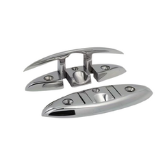 Foldable stainless steel cleat - 155 x 53 mm - Deck mounting