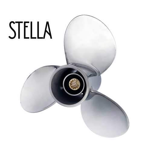 Polaris Edelstahl-D-Gruppe 3x13-1/4x17"-Propeller für Yamaha 50-130 PS