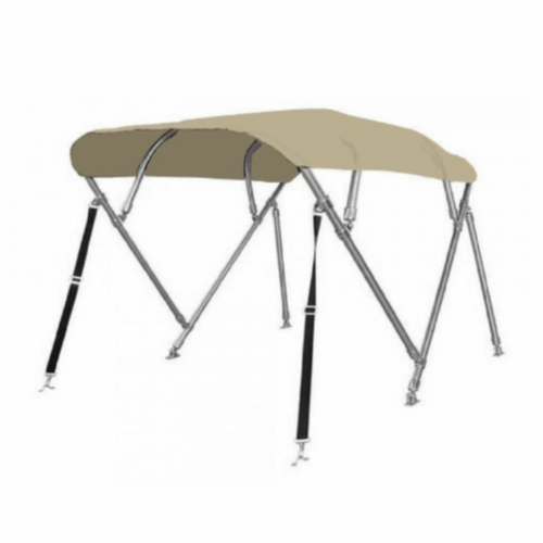 Sunmaster Bimini Top Stainless Steel 4B-H117-B283-300, Beige