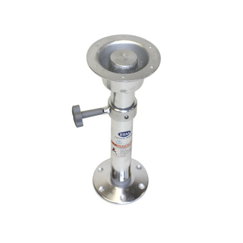 Verstellbares Tischbein inklusive Boden und Tischfuß 50-70 cm