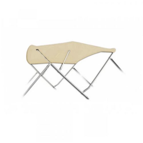 Sunmaster Edelstahl-Bimini-Top 3B-H117-B200-213 - Beige