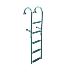 Stainless steel arched staircase with 5 steps - Foldable