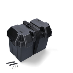 Battery Box Small - Heavy Duty - With strap & screws - 28x19x23 cm