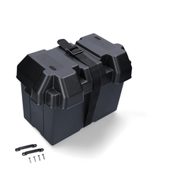 Battery box Medium - Heavy Duty - With strap & screws - 34x19x23 cm