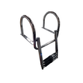 TM Telescopic stainless steel swimming ladder for boat and jetty - 3 + 1 steps