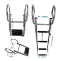 TM Stainless steel telescopic swimming ladder