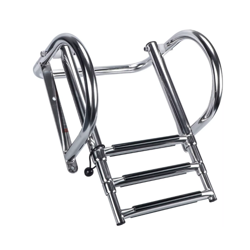 TM Telescopische zwemtrap RVS - 3 treden