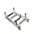 TM Schwimmleiter aus Edelstahl – Klappbar – 4 Stufen – Breite: 260 mm