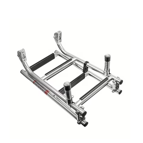 TM Schwimmleiter aus Edelstahl – Klappbar – 4 Stufen – Breite: 260 mm