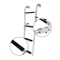 TM Stainless steel swimming ladder - Foldable - 4 steps - width: 260 mm