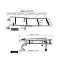 TM Stainless steel swimming ladder - Foldable