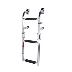 Stainless steel swimming ladder - Foldable - 3 steps