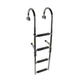 TM Stainless steel arched staircase with 4 steps - Foldable