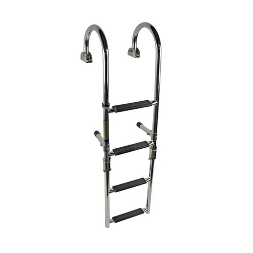 TM Stainless steel arched staircase with 4 steps - Foldable