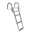 TM Telescopic stainless steel swimming ladder for boat and jetty - 3 + 1 steps