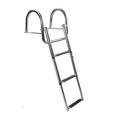 Telescopische zwemtrap RVS - 3 treden