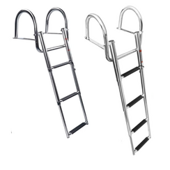 Stainless steel telescopic swimming ladder