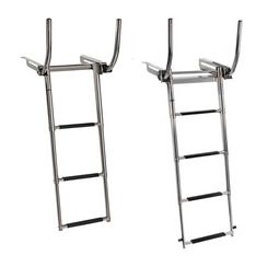 Platform steps with 3 or 4 steps - Standing railing