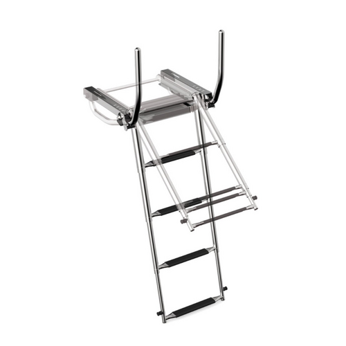 Platform steps with 3 or 4 steps - Standing railing