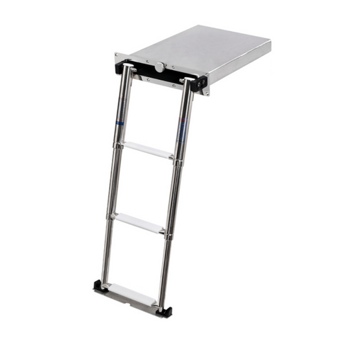 Stainless steel telescopic box ladder