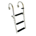 TM Stainless steel arched staircase with 3 steps - Foldable