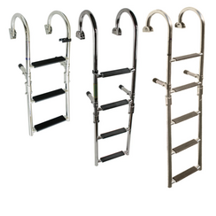 Stainless steel arch staircase with 3, 4 or 5 steps