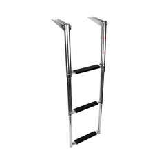 Stainless Steel Telescopic Swimming Ladder - 3 Steps