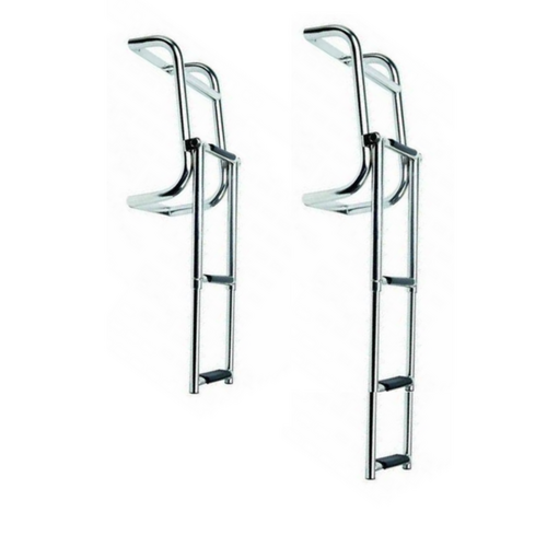 TM Telescopic stainless steel swimming ladder