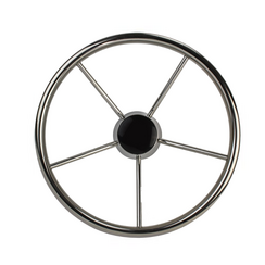 Steering wheel Stainless Steel 316 - 5 spokes - Ø 39 cm
