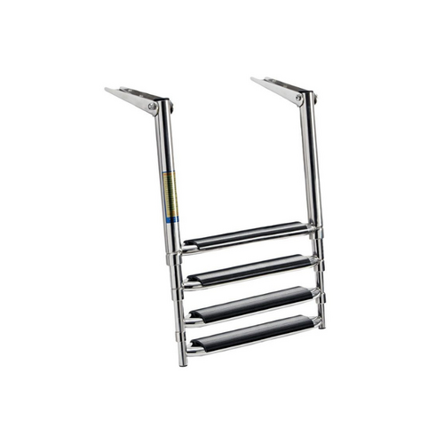 Telescopic Swimming Ladder 4 extra wide steps