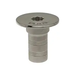 Tankeinfülldeckel für Benzin, Edelstahl 316, 38 mm