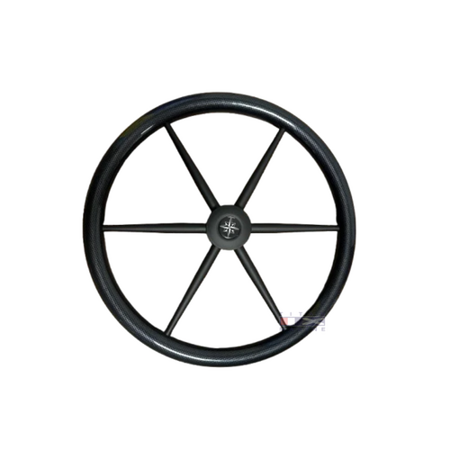 Savoretti Stuurwiel T5CF/Ghost - Carbon look - Zwarte spaak - Ø 60cm