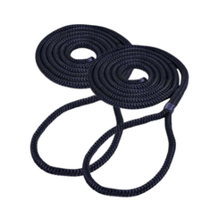 Fender line - Double braided PP - Black (2 pcs.)