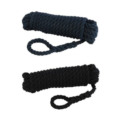 Fender line - 3-strand PPM with spliced eye - Black (2 pcs.)
