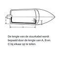 Riviera Steering Cable T02