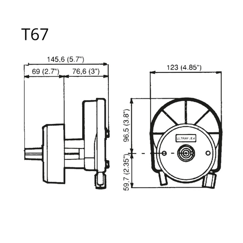 Ultraflex Lenksystem T67