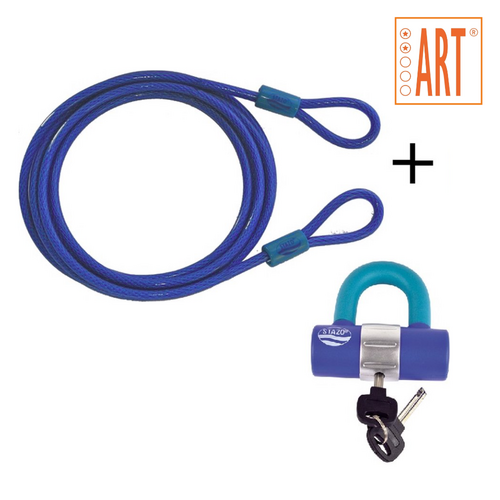 Stazo ART U-lock with cable - 5 m