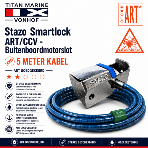 Stazo Smartlock ART/CCV - incl. 5 m kabel