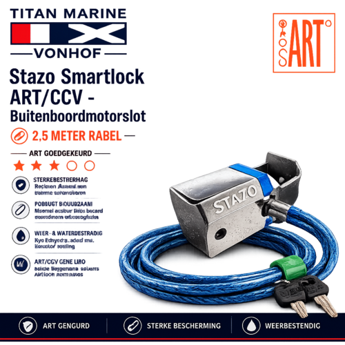 Stazo Smartlock ART/CCV - incl. 2.5 m cable