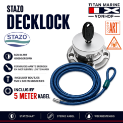 STAZO Decklock incl. 5 m. kabel - ART/CCV gekeurd