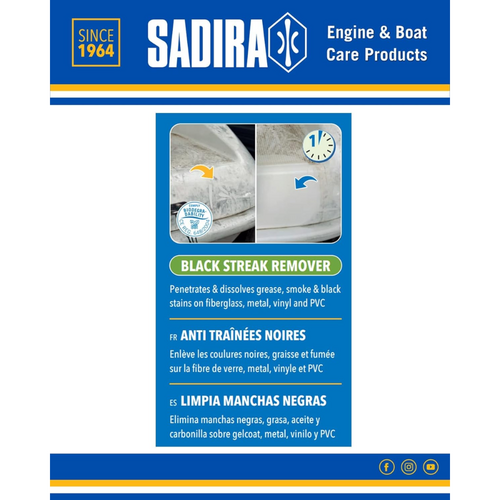 Sadira Black Streak Remover - 1 litre