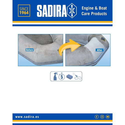 Sadira Inflatable Boat Cleaner - 1 liter