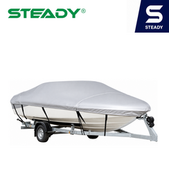 Bootsabdeckung von Steady – Grau – Nr. 3 – 4,25/4,85 m