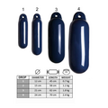 Majoni Dropfender  nr. 4 - Ø  24 - 70 cm hoog - Navy