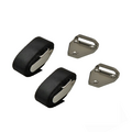 Zwemtrap Rubberboot RVS - 3 tredes